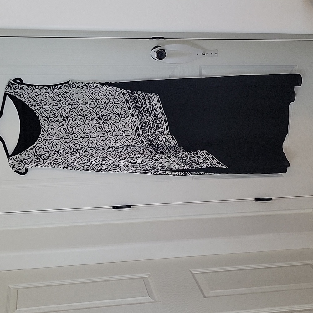 Black & White Maxi Dress SZ LG